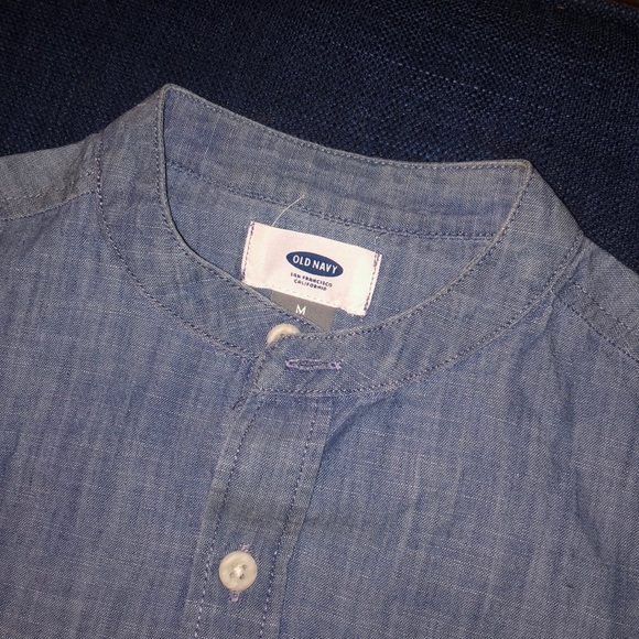 jean denim, button up, short sleeve shirt 👕 - Picture 6 of 6